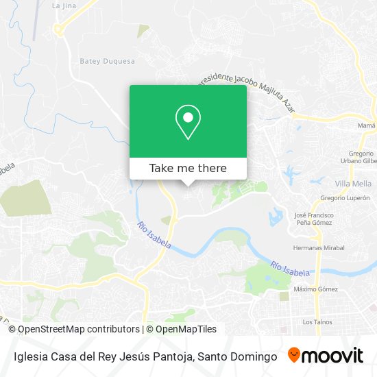 Iglesia Casa del Rey Jesús Pantoja map