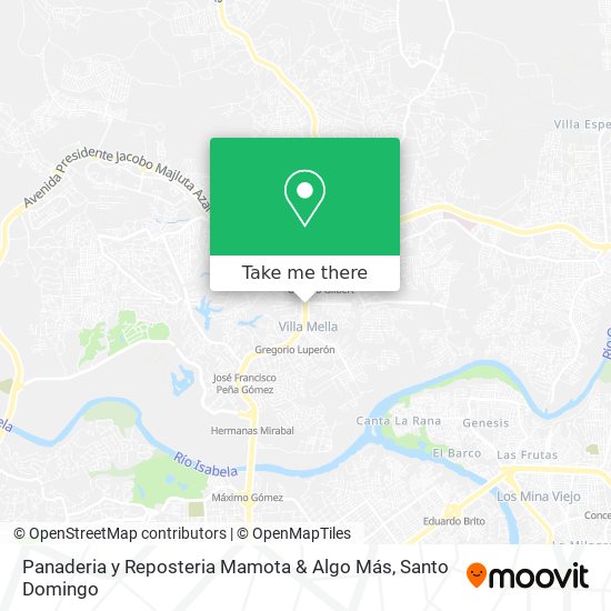 Panaderia y Reposteria Mamota & Algo Más map