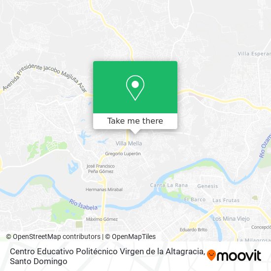Centro Educativo Politécnico Virgen de la Altagracia map