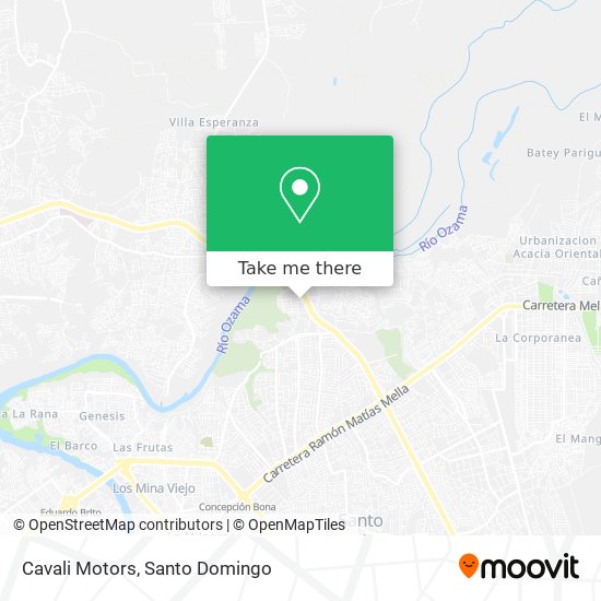 Mapa de Cavali Motors