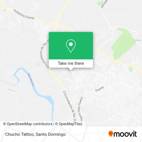 Chucho Tattoo map