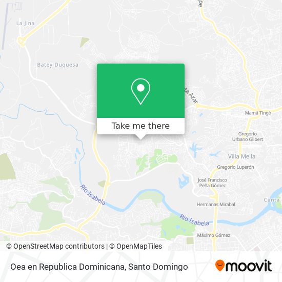 Oea en Republica Dominicana map