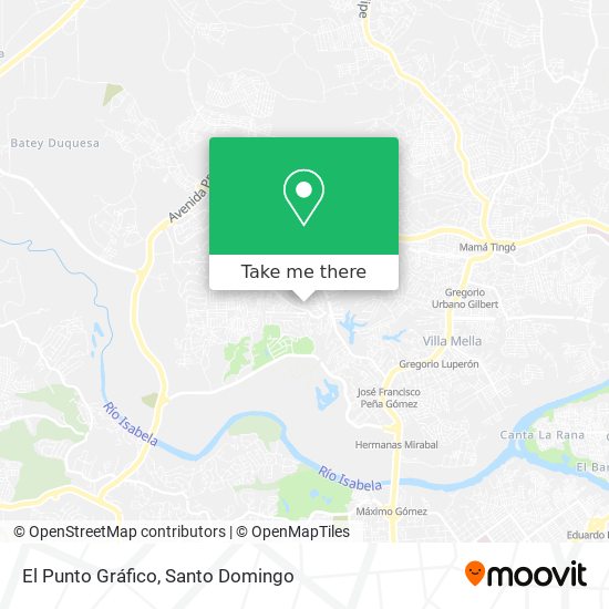 El Punto Gráfico map