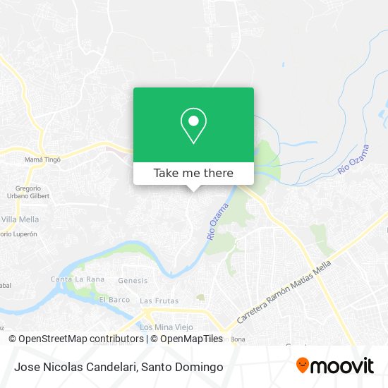 Jose Nicolas Candelari map