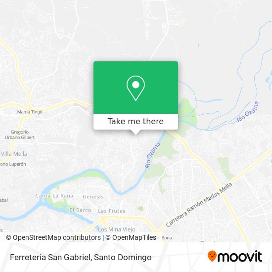 Ferreteria San Gabriel map