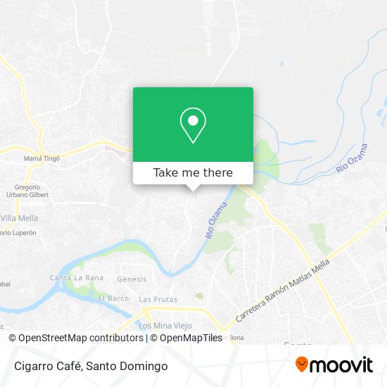 Cigarro Café map