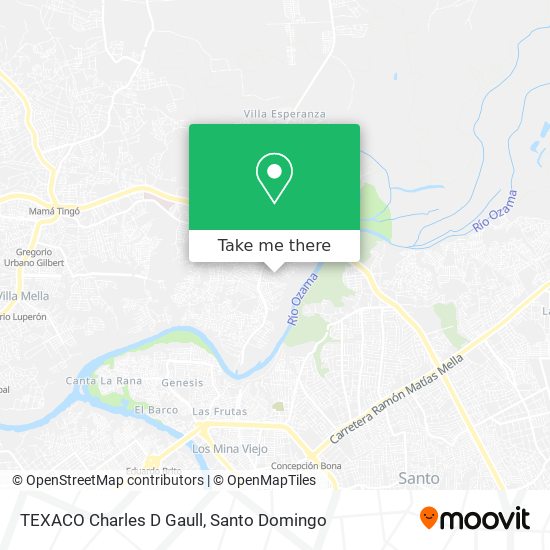 TEXACO Charles D Gaull map