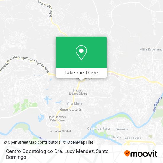 Centro Odontologico Dra. Lucy Mendez map