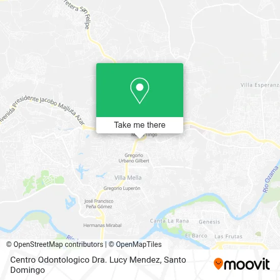 Mapa de Centro Odontologico Dra. Lucy Mendez