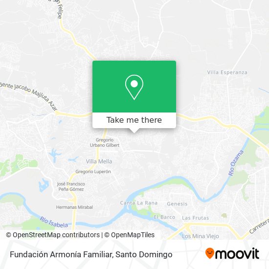 Fundación Armonía Familiar map