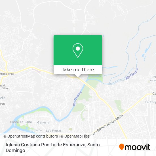 Mapa de Iglesia Cristiana Puerta de Esperanza