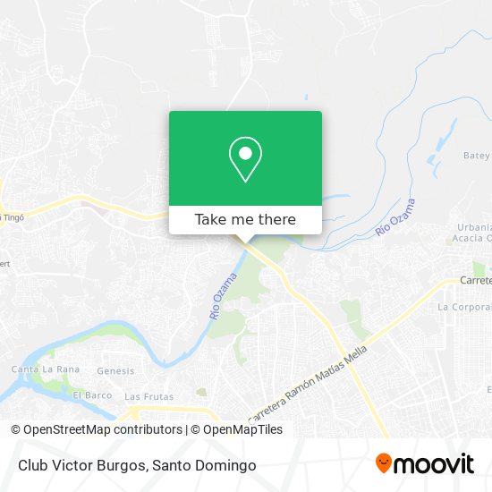 Club Victor Burgos map