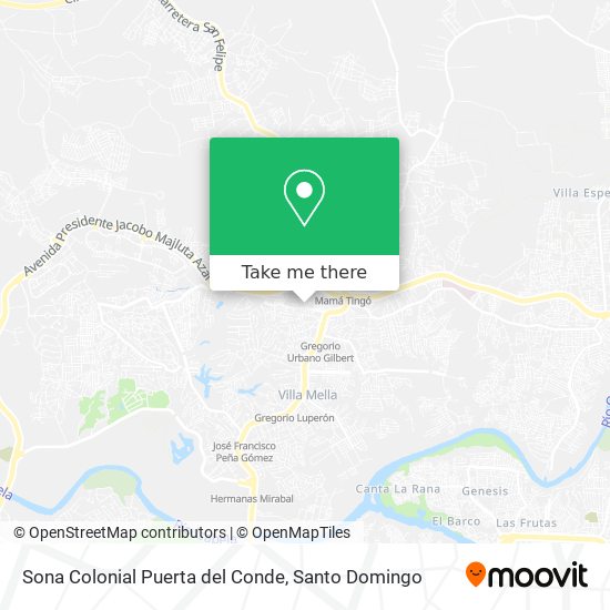Sona Colonial Puerta del Conde map