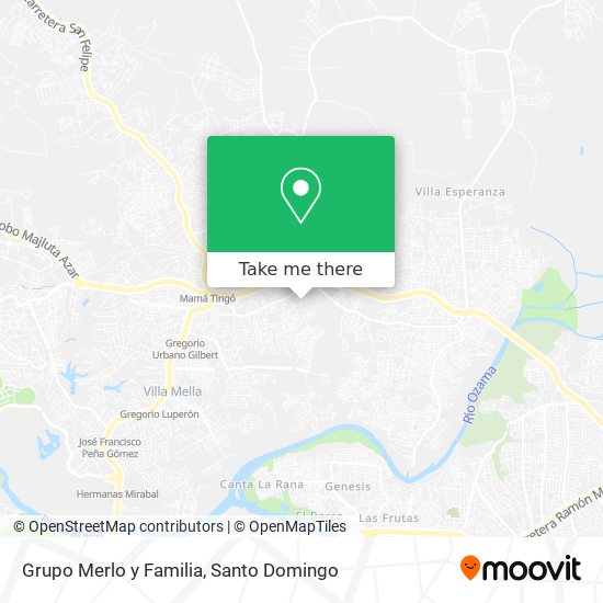 Mapa de Grupo Merlo y Familia
