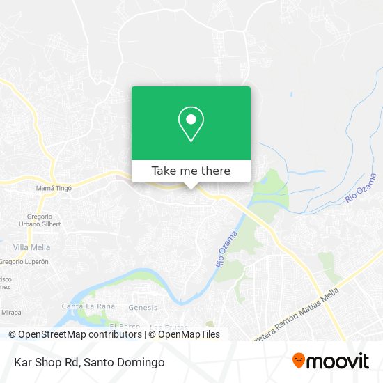 Kar Shop Rd map