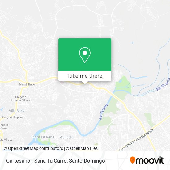 Cartesano - Sana Tu Carro map