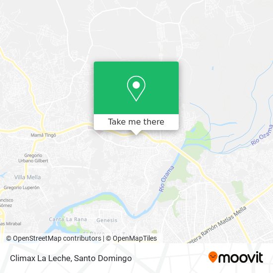 Climax La Leche map