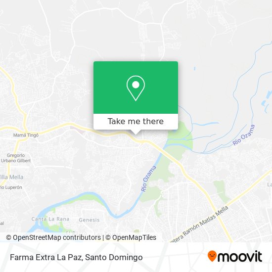 Farma Extra La Paz map