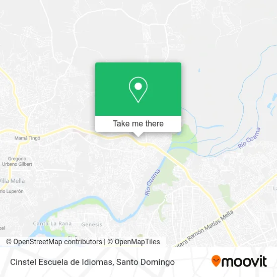 Cinstel Escuela de Idiomas map