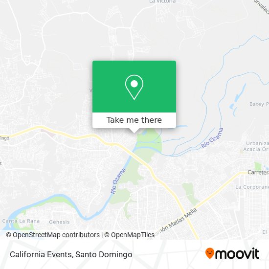 California Events map