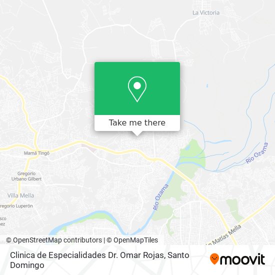 Clinica de Especialidades Dr. Omar Rojas map