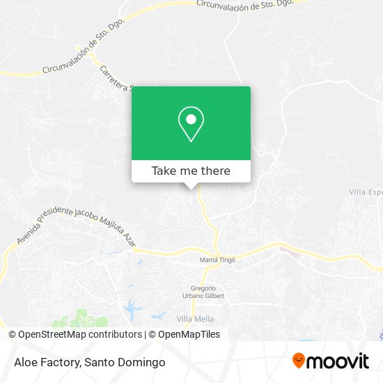 Aloe Factory map