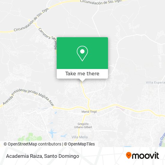 Academia Raiza map