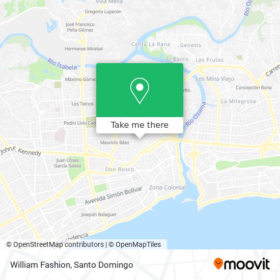 William Fashion map