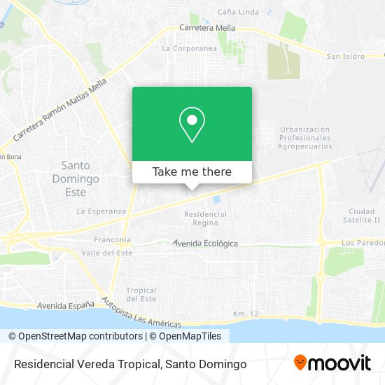 Residencial Vereda Tropical map