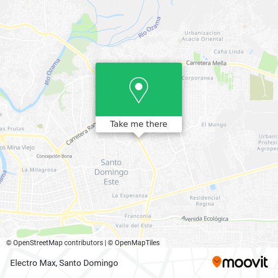 Mapa de Electro Max