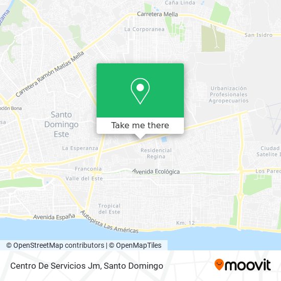 Centro De Servicios Jm map