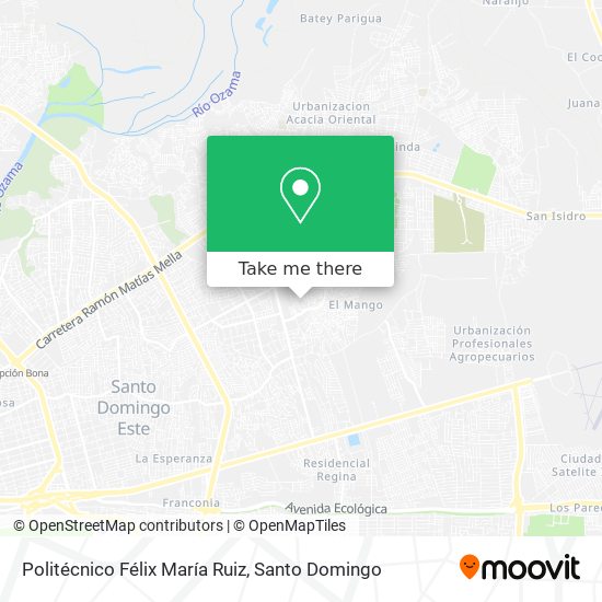 Politécnico Félix María Ruiz map