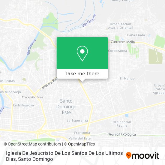 Iglesia De Jesucristo De Los Santos De Los Ultimos Dias map