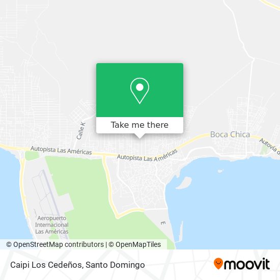 Caipi Los Cedeños map