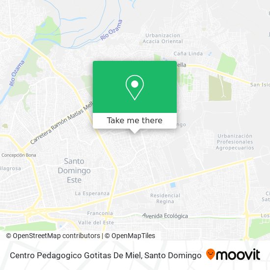 Centro Pedagogico Gotitas De Miel map