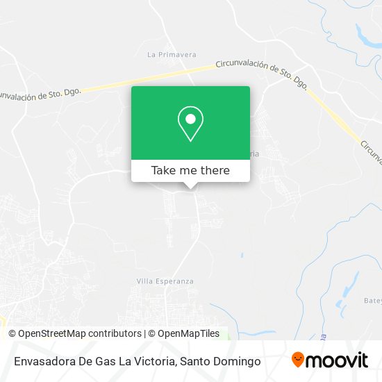 Envasadora De Gas La Victoria map