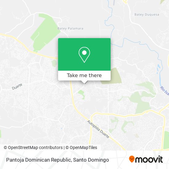 Mapa de Pantoja Dominican Republic