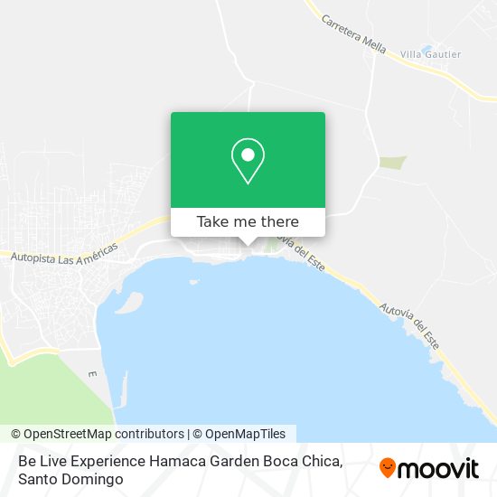 Be Live Experience Hamaca Garden Boca Chica map
