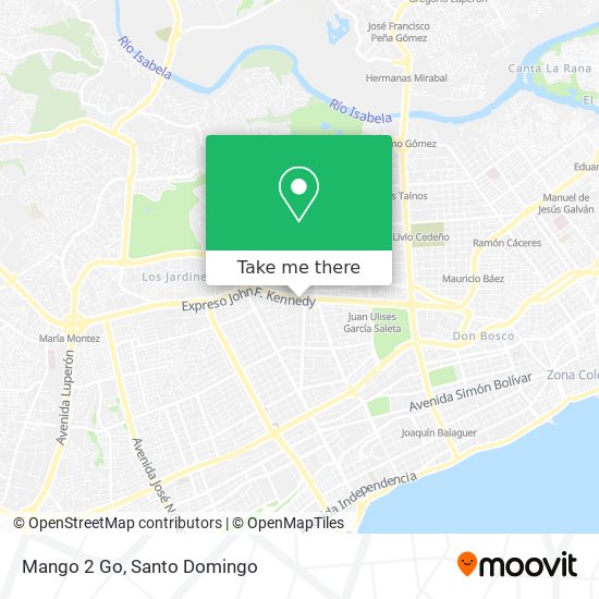 Mango 2 Go map