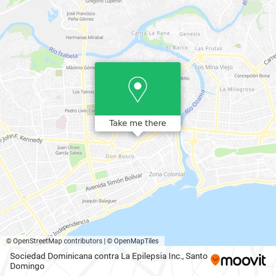 Mapa de Sociedad Dominicana contra La Epilepsia Inc.