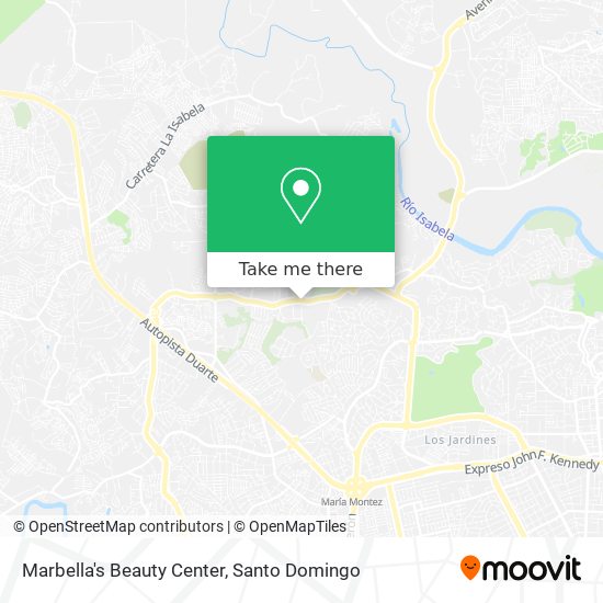 Marbella's Beauty Center map
