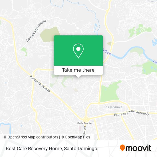 Best Care Recovery Home map