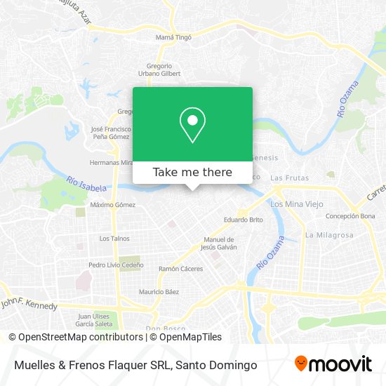 Mapa de Muelles & Frenos Flaquer SRL