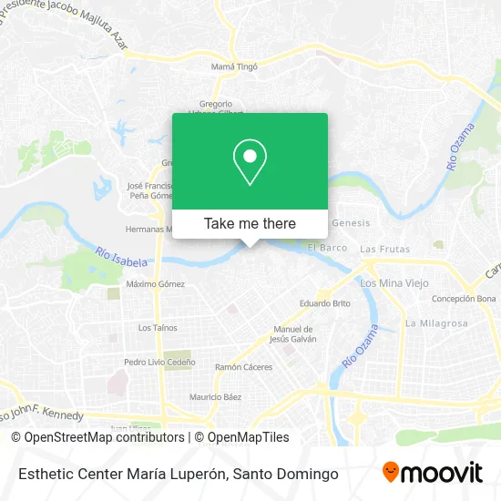 Esthetic Center María Luperón map