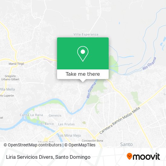 Liria Servicios Divers map