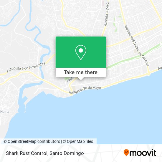 Mapa de Shark Rust Control