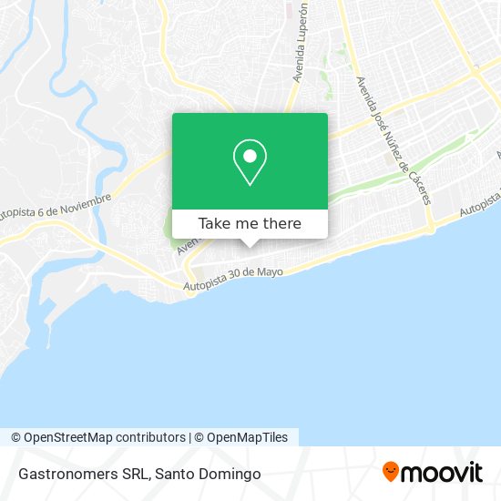 Mapa de Gastronomers SRL