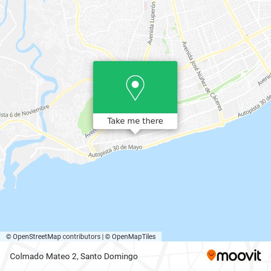 Colmado Mateo 2 map