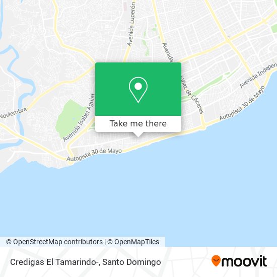 Mapa de Credigas El Tamarindo-