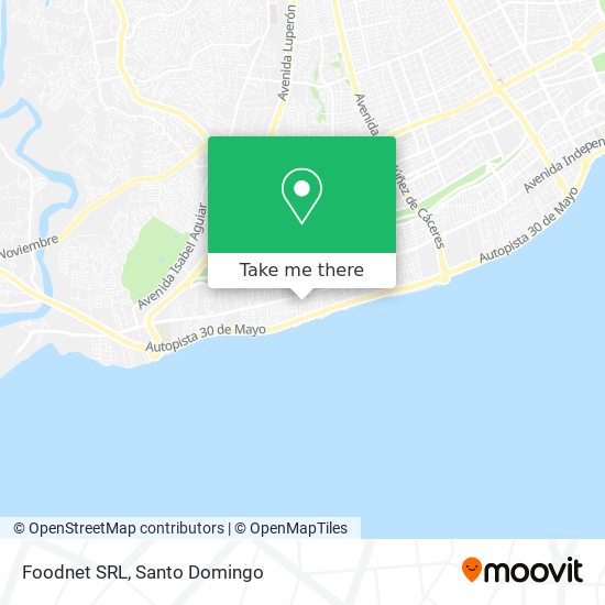 Mapa de Foodnet SRL